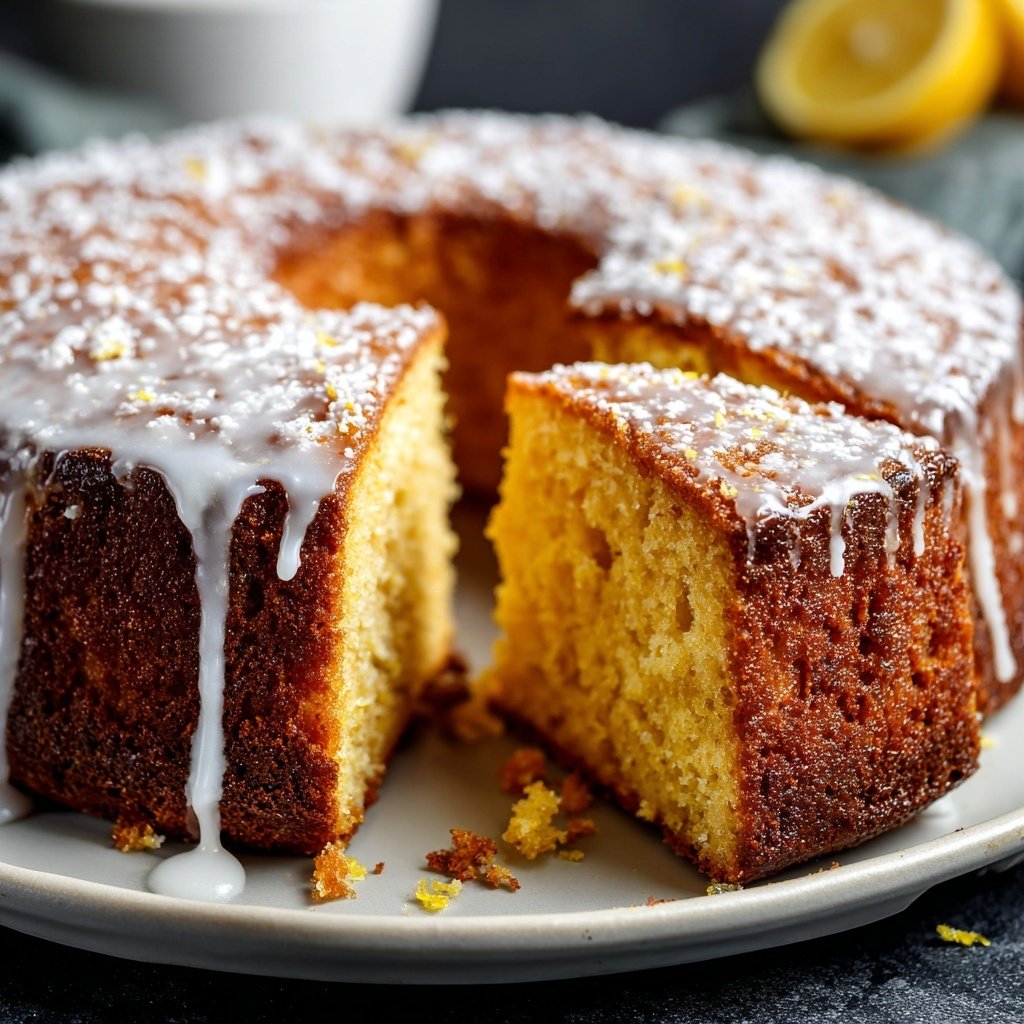 Zitronenkuchen ohne Ei