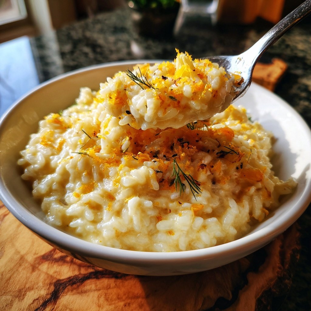 Risotto mit Fenchel und Orange