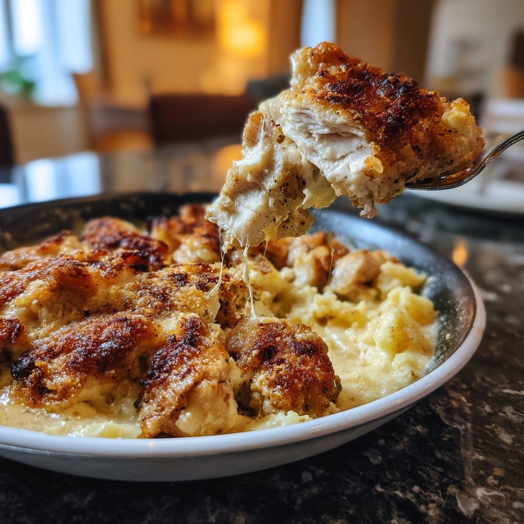 Hausmannskost Cremiges Hähnchen mit Kartoffelpüree