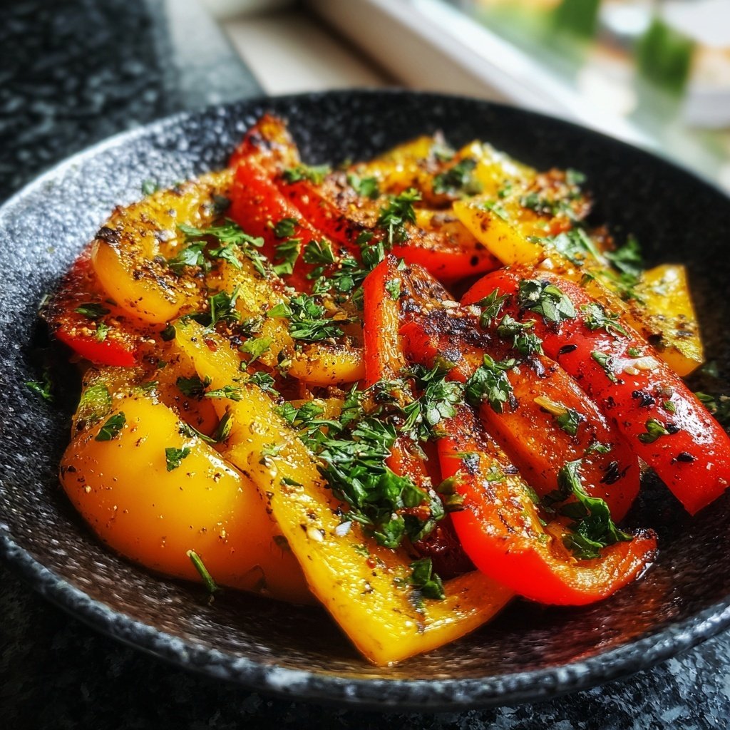 Reissalat Mit Paprika Zum Grillen