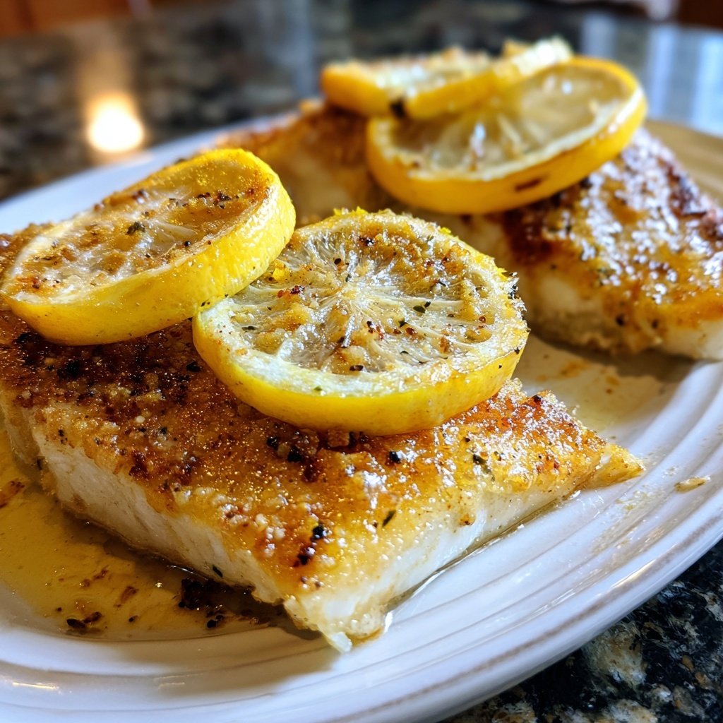 Gesund & Leicht Zitronen-Gegrillter Fisch