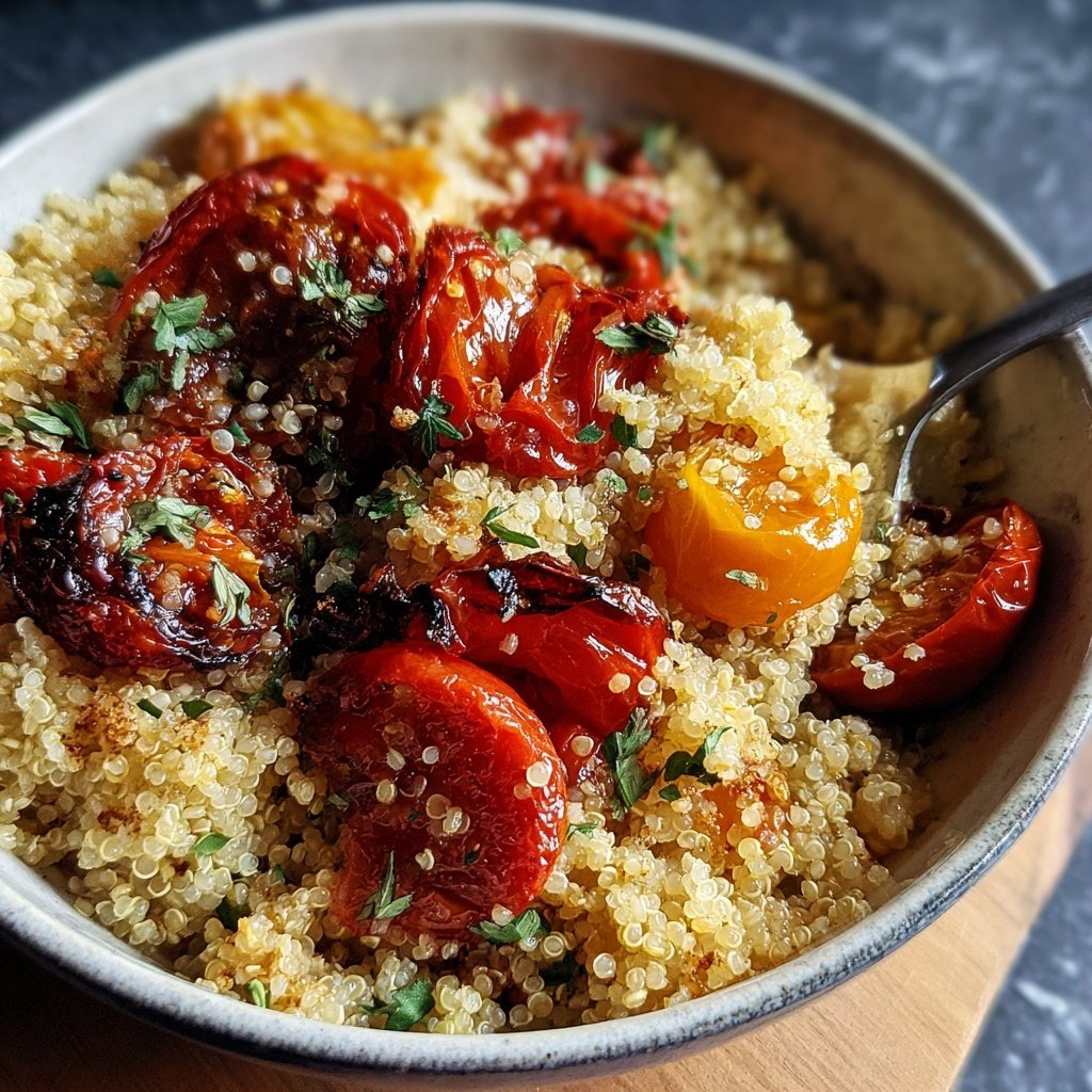 Quinoa mit Ofentomaten