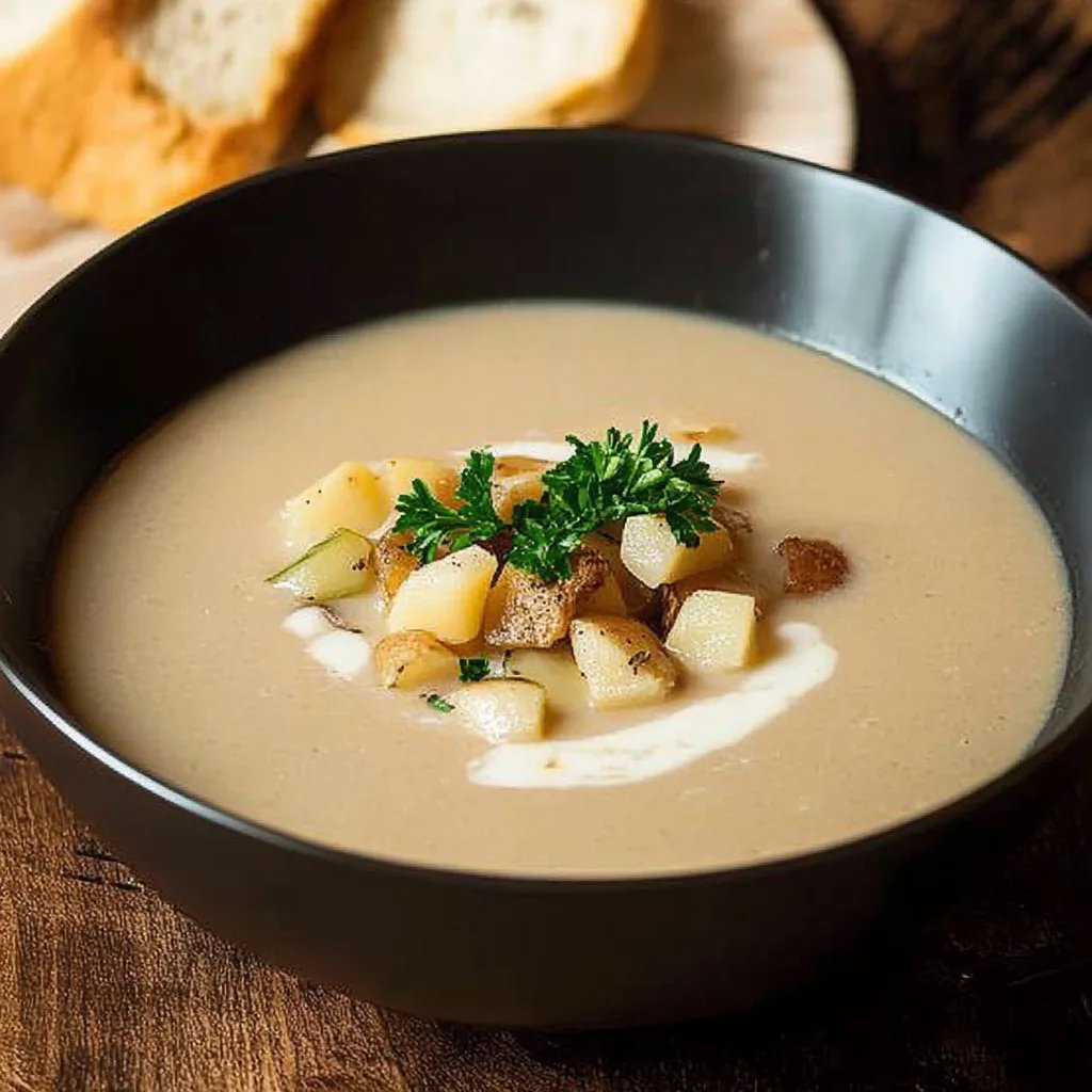 Maronensuppe mit Kartoffeln & Apfel