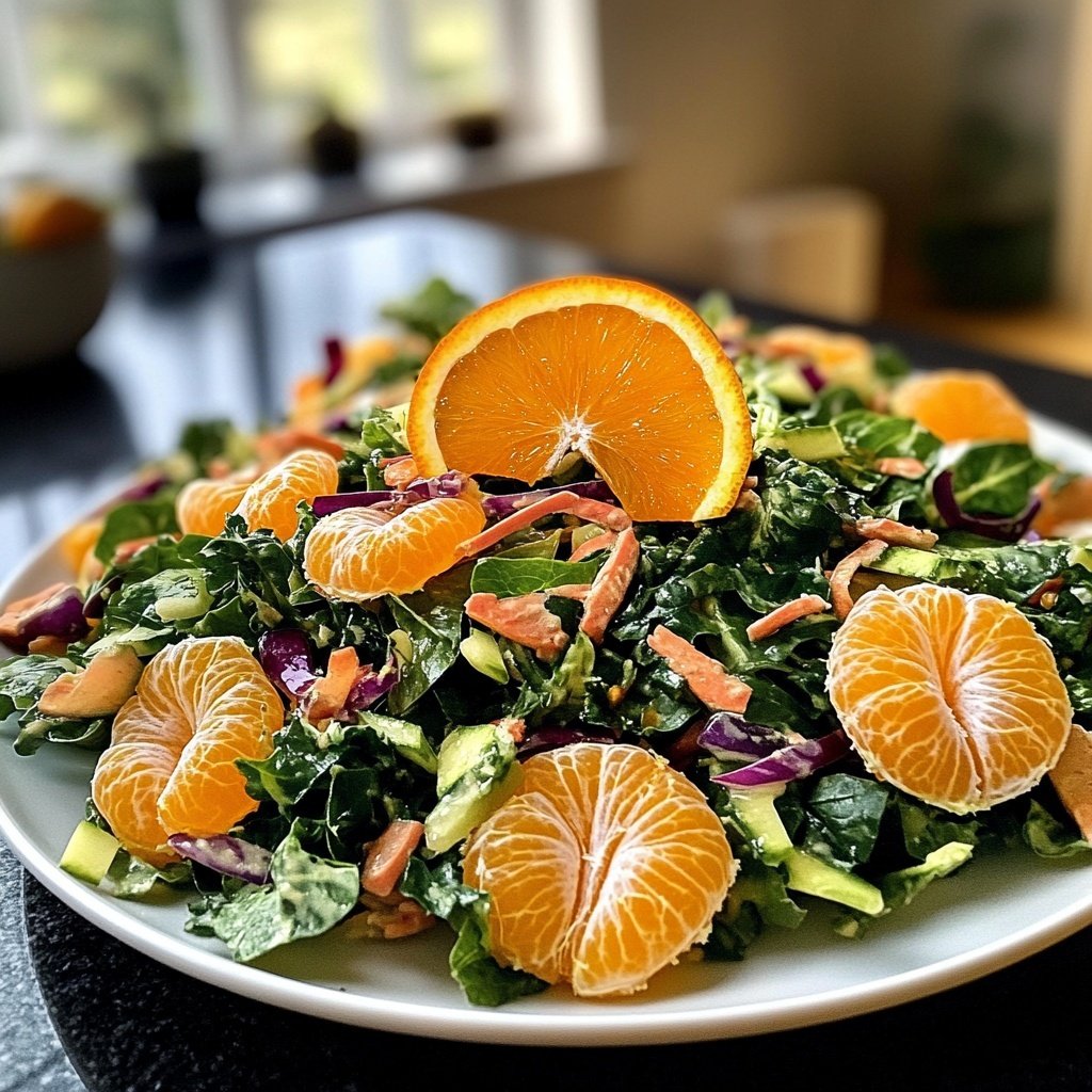 Chinakohl-Salat mit Mandarinen