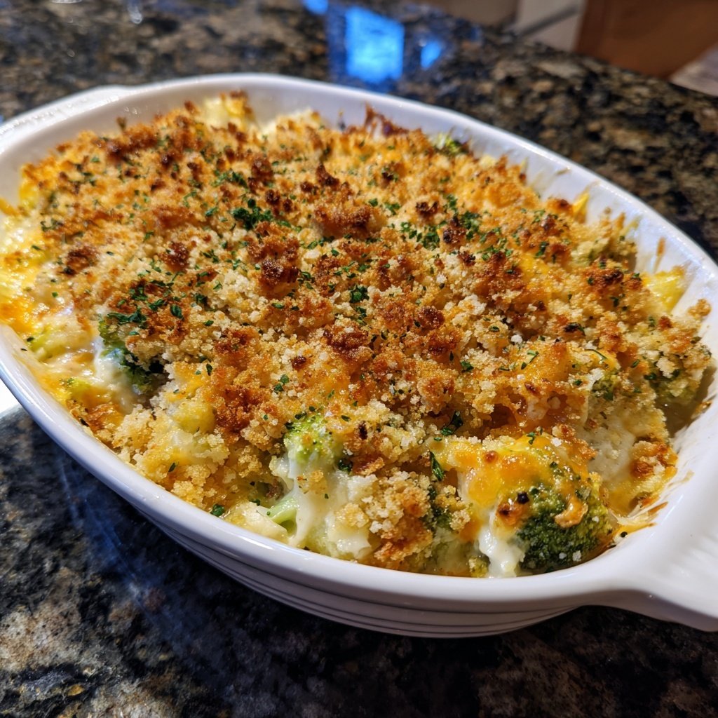 Brokkoli Auflauf Mit Senf Note