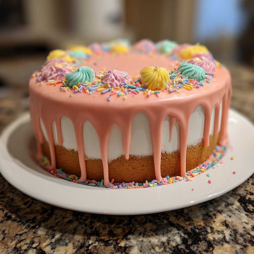 Geburtstagskuchen mit Fondant