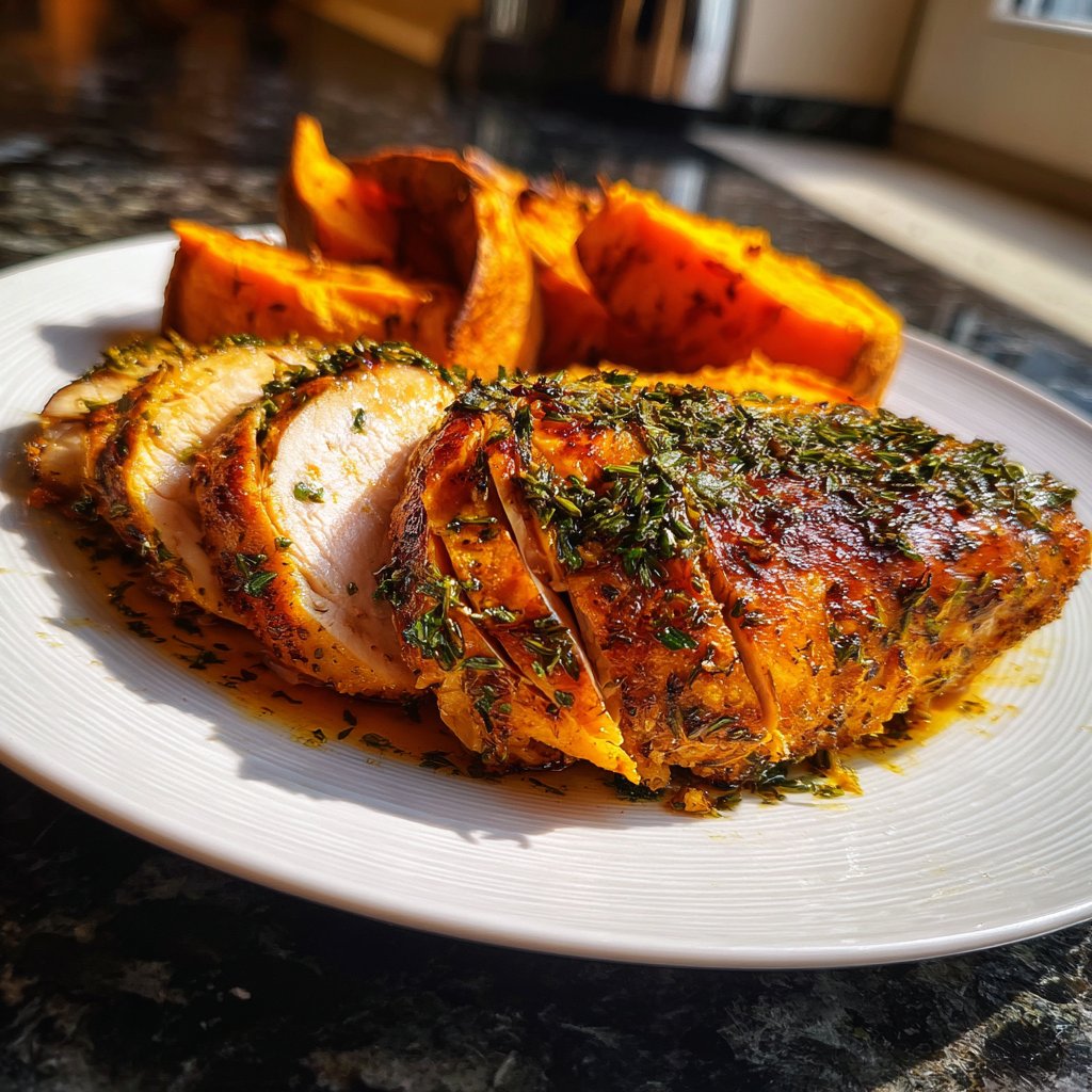 Hähnchenbrust mit Süßkartoffeln