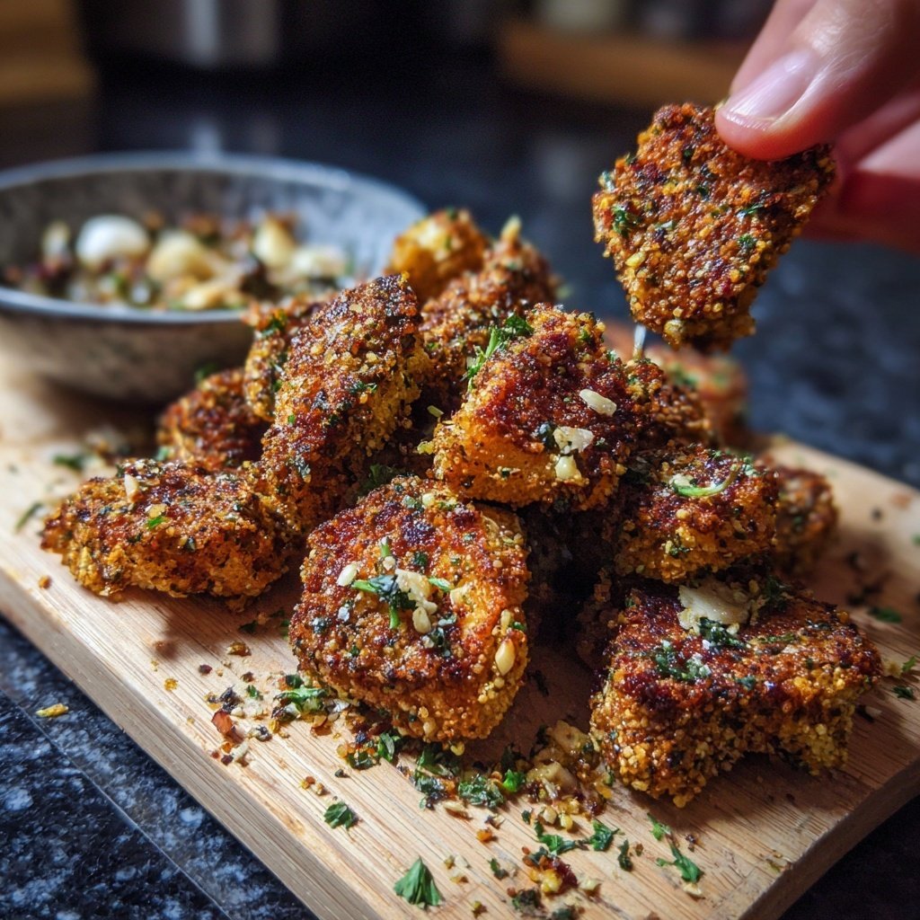 Blumenkohl Ofen Nuggets