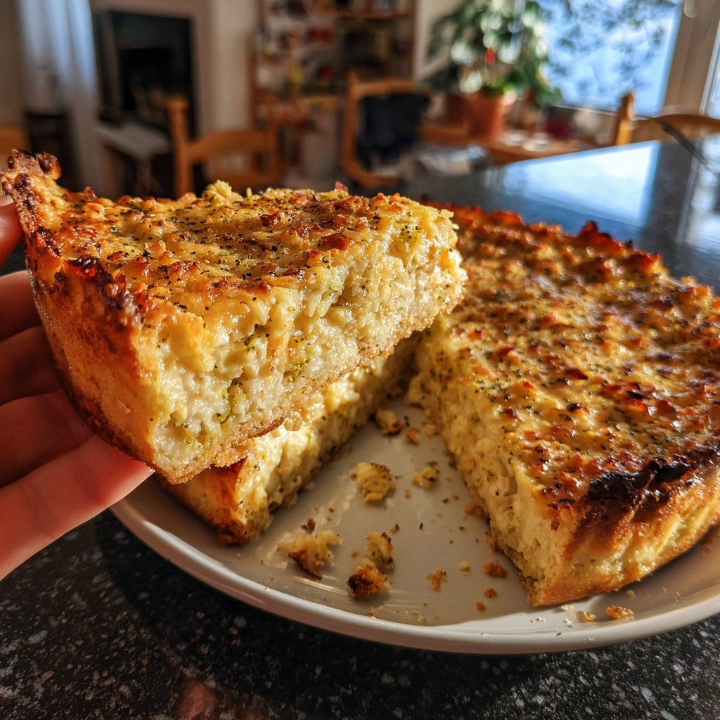 Brokkoli Frischkäse Auflauf Mit Mandeln