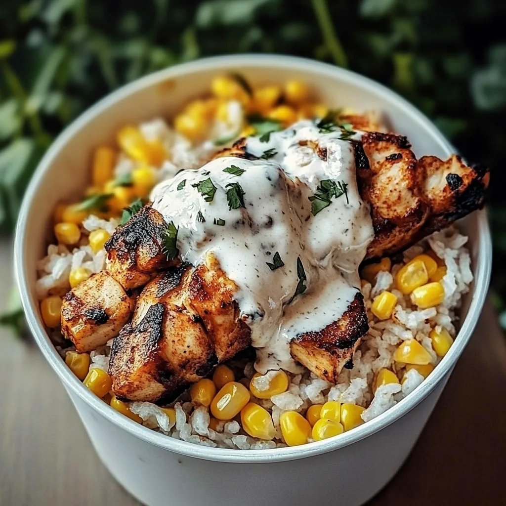 Street Corn Hähnchen Reis Bow