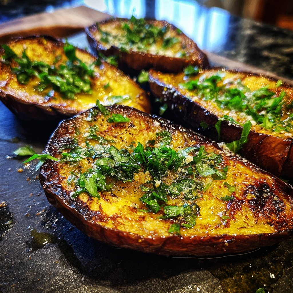 Auberginen mediterran gebacken