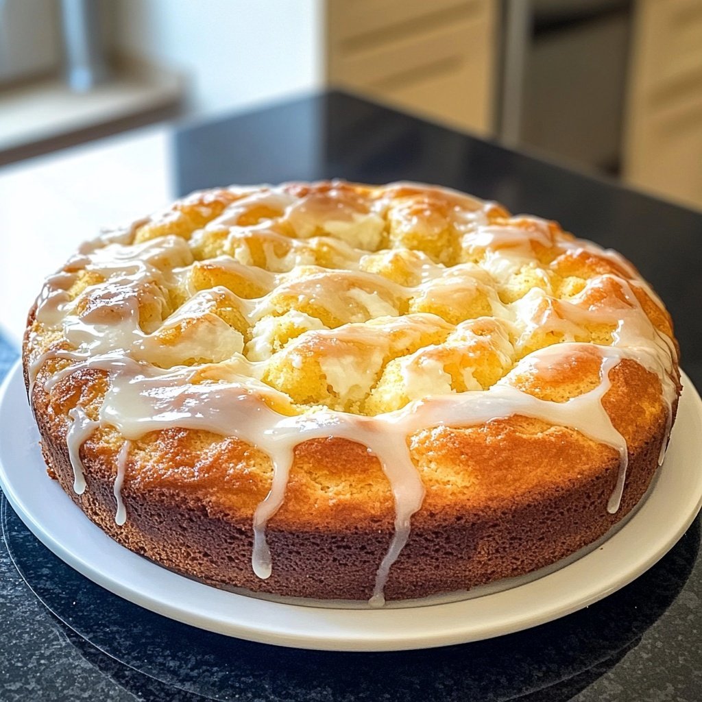 Zitronenkuchen mit Quark