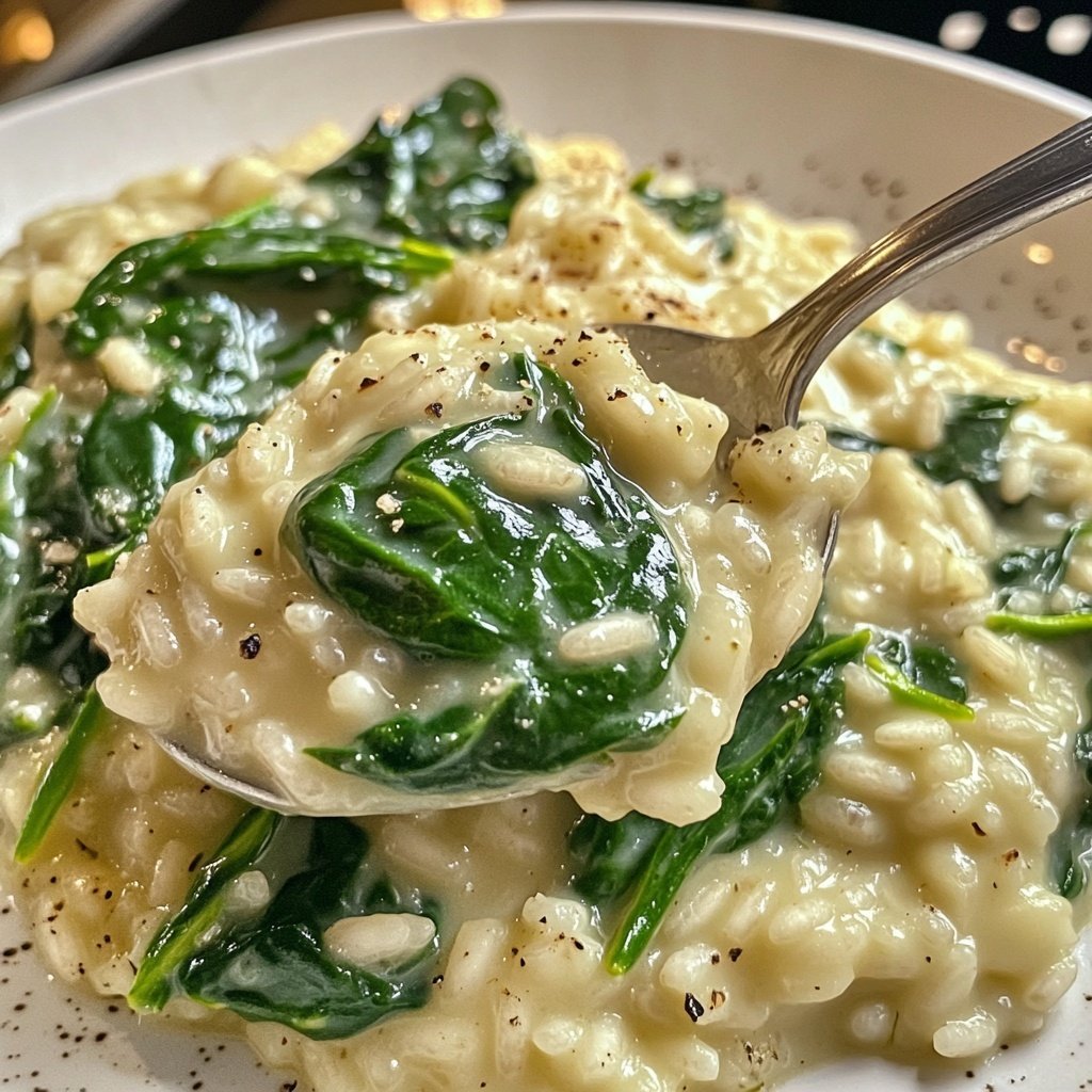 Risotto mit Spinat