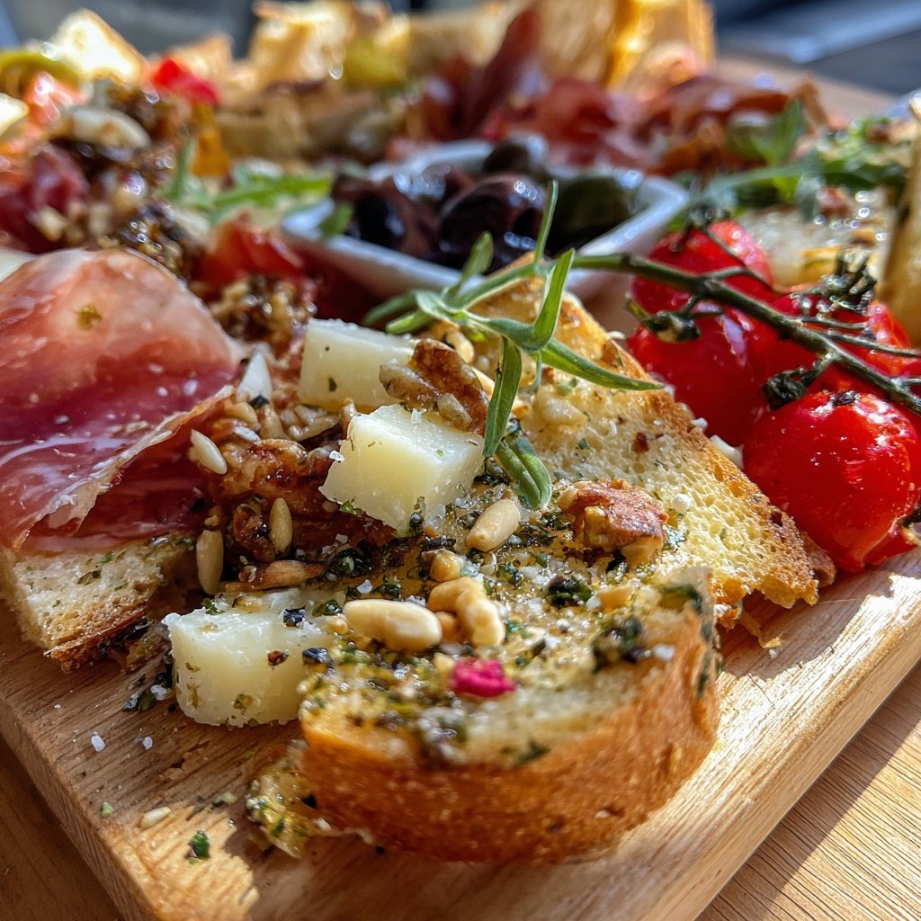 Antipasti-Platte für Paare